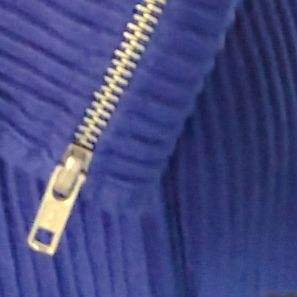 INC Royal Blue Cardigan Sweater - Picture 3 of 6